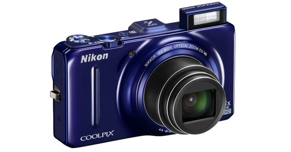 Nikon Coolpix S9300 Blue - Coolblue - Voor 23.59u, morgen in huis