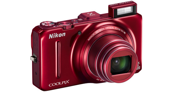 Nikon Coolpix S9300 Red - Coolblue - Voor 23.59u, morgen in huis