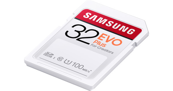 Samsung SD card Evo Plus 32GB - Coolblue - Voor morgen huis