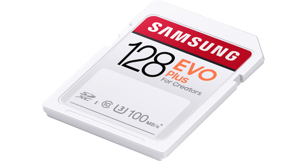 Omkleden Prestige Bakken Samsung SD card Evo Plus 128GB - Coolblue - Voor 23.59u, morgen in huis