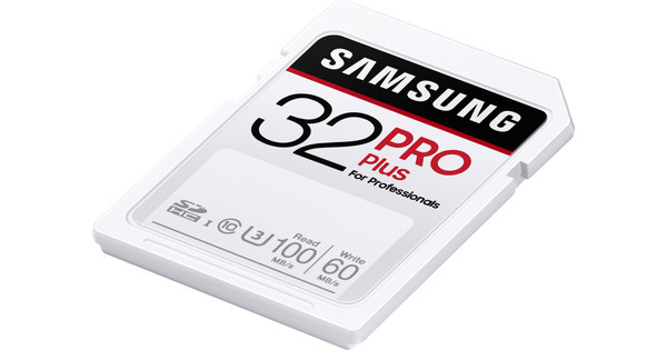 Geelachtig roterend Universiteit Samsung SD card Pro Plus 32GB - Coolblue - Voor 23.59u, morgen in huis