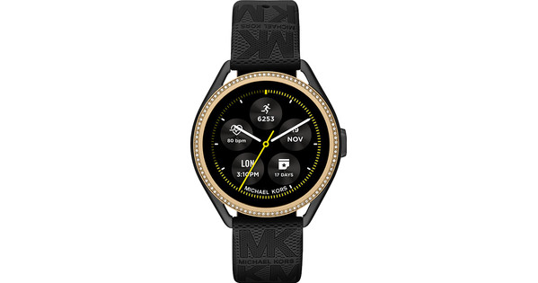 Michael kors best sale smartwatch dames zwart