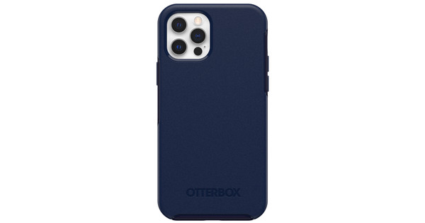 Otterbox Symmetry Plus Apple iPhone 12 / 12 Pro Back Cover met MagSafe Magneet Blauw