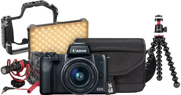 Canon EOS M50 Zwart Vlogkit