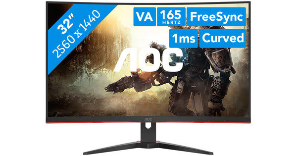 AOC CQ32G2SE/BK - Coolblue - Voor 23.59u, morgen in huis