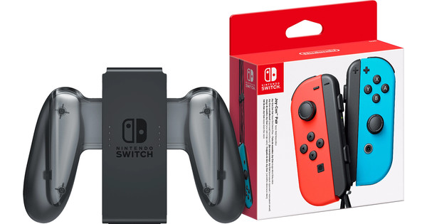 Nintendo Switch Joy-Con set Rood/Blauw + Nintendo Switch Joy-Con Charge ...
