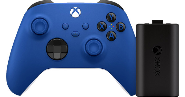 Xbox Series X en S Wireless Controller Blauw + Play and Charge Kit