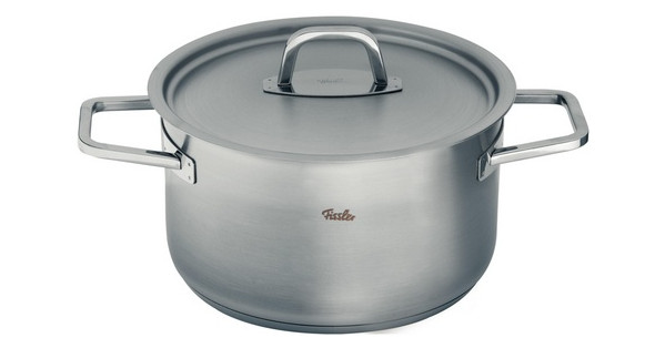 Fissler Adamant/Aluminium kookpan ( 18 cm, 2L) pannen gecoat met metalen deksel, anti-aanbaklaag - inductie, antraciet