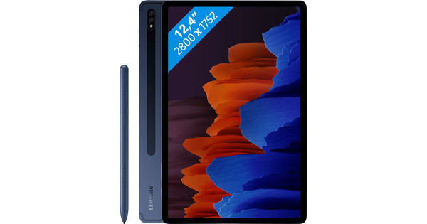 Onmiddellijk Makkelijker maken Een centrale tool die een belangrijke rol speelt Samsung Galaxy Tab S7 Plus 128GB WiFi + 5G Blue - Coolblue - Before 23:59,  delivered tomorrow