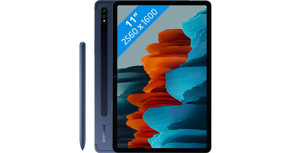 Pygmalion gemak willekeurig Samsung Galaxy Tab S7 128GB Wifi + 4G Blauw - Coolblue - Voor 23.59u,  morgen in huis