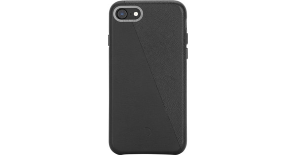 Decoded Dual Apple iPhone SE 2022 / SE 2020 / 8 / 7 Back Cover Leather Black