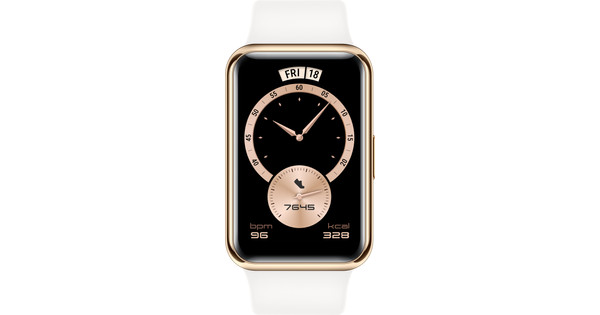 Huawei Watch Fit Elegant White - Coolblue - Before 23:59, delivered tomorrow