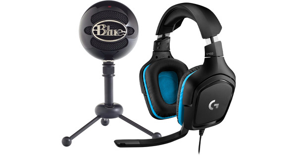 Blue Snowball Gloss Black + Logitech G432 7.1 Surround Sound - Coolblue -  Before 23:59, delivered tomorrow