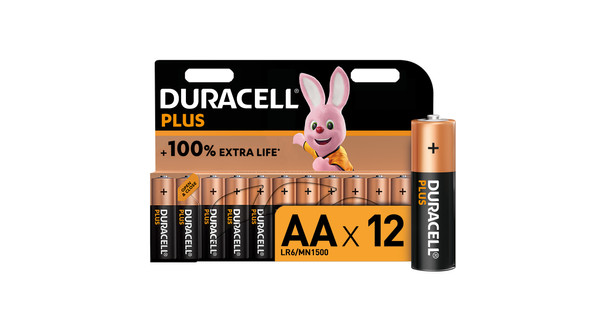 Duracell Basic AA Batteries 12 Pack