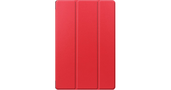 Just in Case Tri-Fold Samsung Galaxy Tab S7 FE Book Case Rood