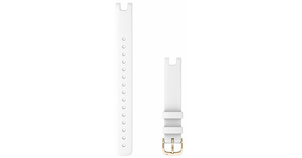 Garmin Lily Leather Strap White L