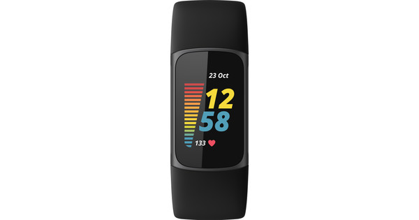 Opgetild gordijn bagage Fitbit Charge 5 Zwart - Slimme horloges - Coolblue