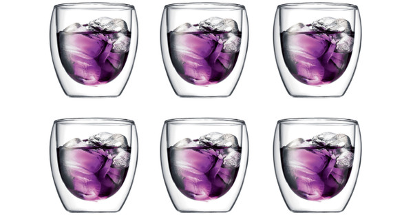 Klassiek jukbeen Scherm Bodum Pavina Dubbelwandig Glas 25 cl (6 stuks) - Coolblue - Voor 23.59u,  morgen in huis