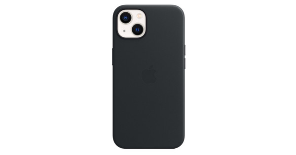 Apple iPhone 13 Back Cover with MagSafe Leather Midnight