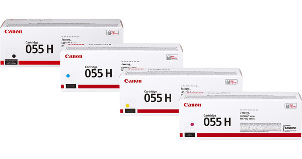 Canon 055 H Toner Cartridge Combo Pack