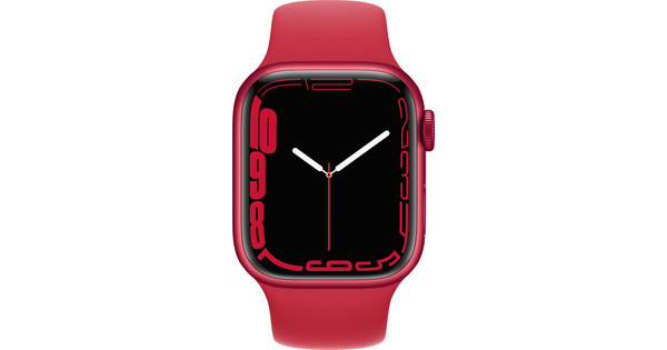 Apple Watch Series 7 41mm RED Aluminium RED Sportband