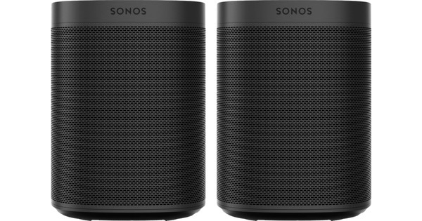 Sonos One SL Duo Pack Zwart