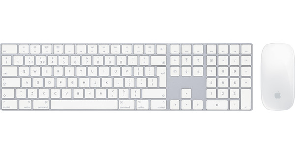 Kwalificatie Eindeloos palm Apple Magic Keyboard + Apple Magic Mouse Wit - Coolblue - Voor 23.59u,  morgen in huis