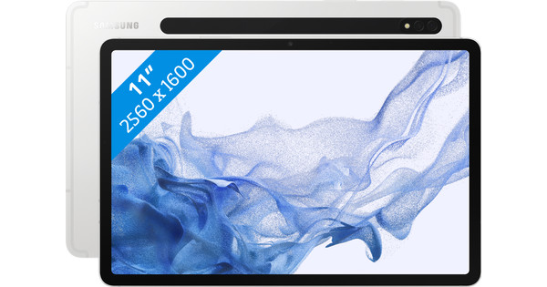 Samsung Galaxy Tab S8 11 inch 128GB Wifi Zilver - Coolblue - Voor 23 ...