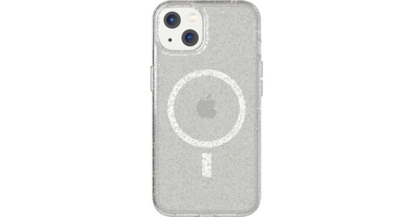 Tech21 Evo Sparkle Apple iPhone 13 Back Cover met MagSafe Zilver