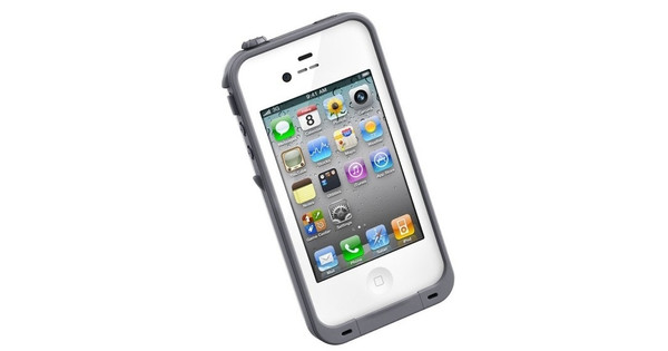 LifeProof Case iPhone 4 / 4S White/Grey Coolblue - Voor morgen in huis