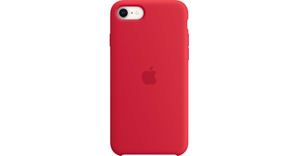 Apple iPhone SE 2022 / SE 2020 / 8 / 7 Silicone Back Cover RED