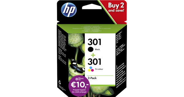 HP 301 Cartridges Combo Pack - Coolblue - 23.59u, morgen in huis