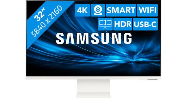 Split Grazen Toegepast Samsung LS32BM801UUXEN Smart Monitor M8 Wit - Monitoren - Coolblue