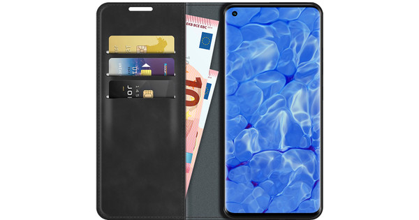 Just in Case Wallet Magnetic OPPO Reno6 Pro Book Case Zwart