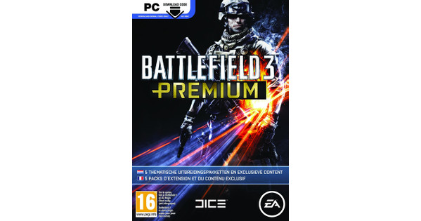 Battlefield 3 Premium Service Code-in-a-Box PC - Coolblue - Voor 23.59u ...