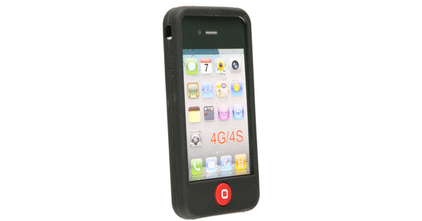 maïs stewardess Lastig Veripart Silicon Case Apple iPhone 4 / 4S Black - Coolblue - Voor 23.59u,  morgen in huis