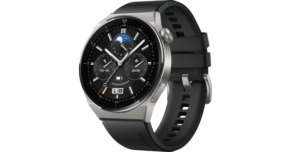 Huawei Watch GT 3 Pro Titanium Active Black 46mm Coolblue Before 23 59 delivered tomorrow