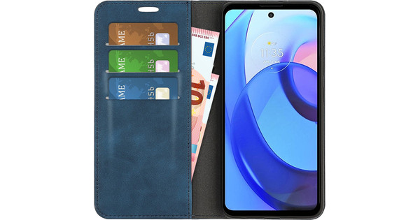 Just in Case Wallet Magnetic Motorola Moto E20 / E40 Book Case Blue