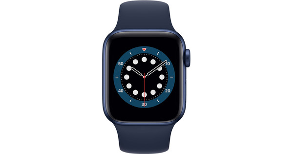 Apple Watch Series 6 40mm Blue Aluminum Deep Navy Sport Band