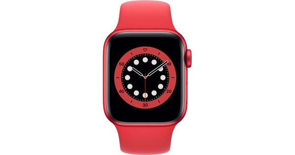 Red aluminum best sale apple watch