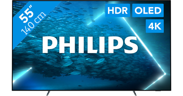 Philips 55OLED706/12 Serie 7 Smart tv oled 4k 55 '' with ambilight -  chromed metal