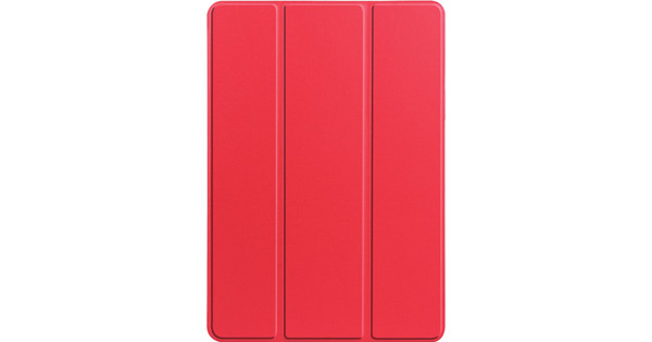 Just in Case Tri-Fold Samsung Galaxy Tab S8 Ultra Book Case with Pen Holder Red