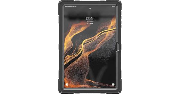 Just in Case Rotating Shock Samsung Galaxy Tab S8 Ultra Back Cover Zwart