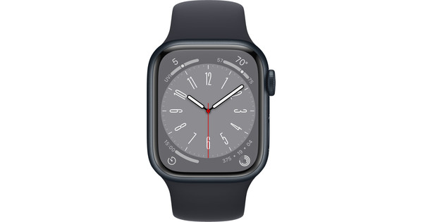 Apple Watch Series 8 41mm Midnight Aluminum Midnight Sport Band 