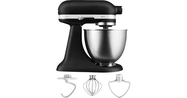 KitchenAid Artisan Mini Mixer 5KSM3311XEBK Vulkaanzwart