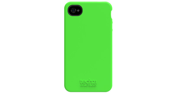 Viskeus micro Zweet Tech21 Impact Gel Case Apple iPhone 4 / 4S Green - Coolblue - Voor 23.59u,  morgen in huis