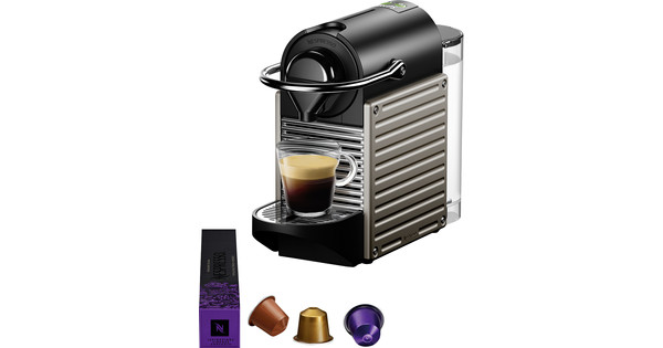 account Rauw Nadruk Krups Nespresso Pixie XN304T Titanium - Coolblue - Voor 23.59u, morgen in  huis