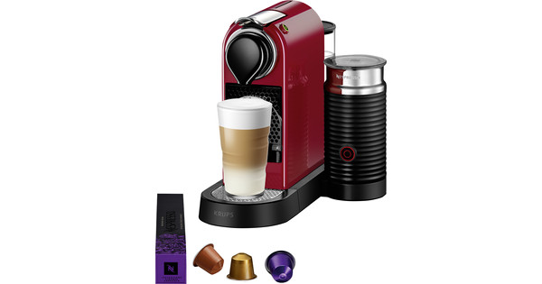 Krups Nespresso Citiz & Milk XN7615 Cherry Red - Coolblue - Before 23:59,  delivered tomorrow