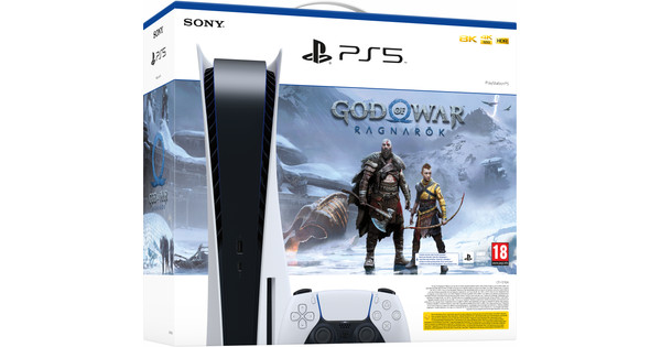 PlayStation 5 Digital Console God of War Ragnarok Bundle with Extra  Controller + PlayStation 4 Slim 1TB Console 