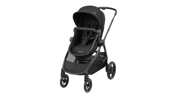 Maxi cosi zelia essential black discount travel system